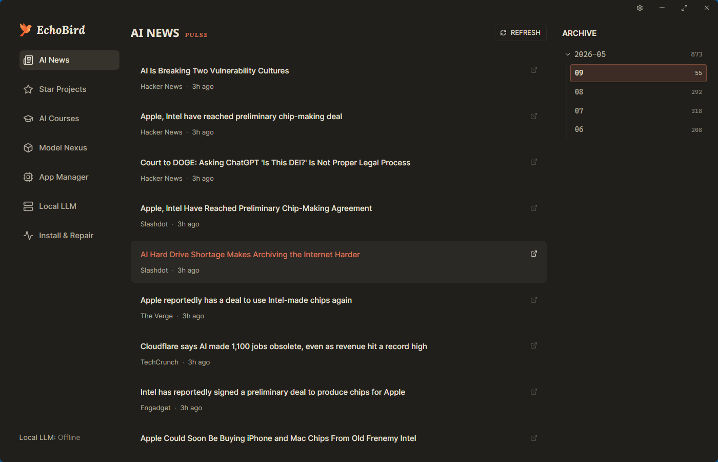 AI News (Dark)