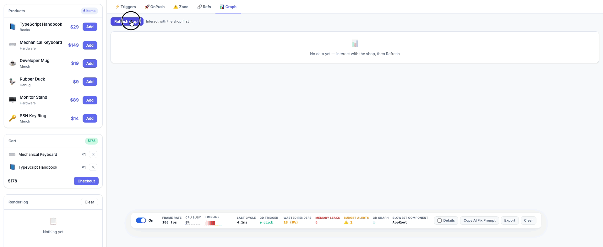 Angular Render Scan in Action