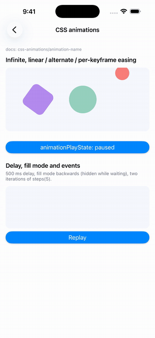 CSS animations