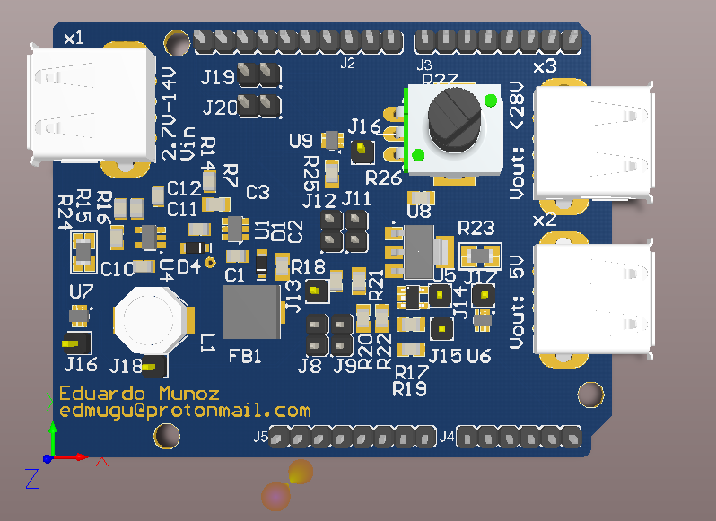 3d view of pcb file