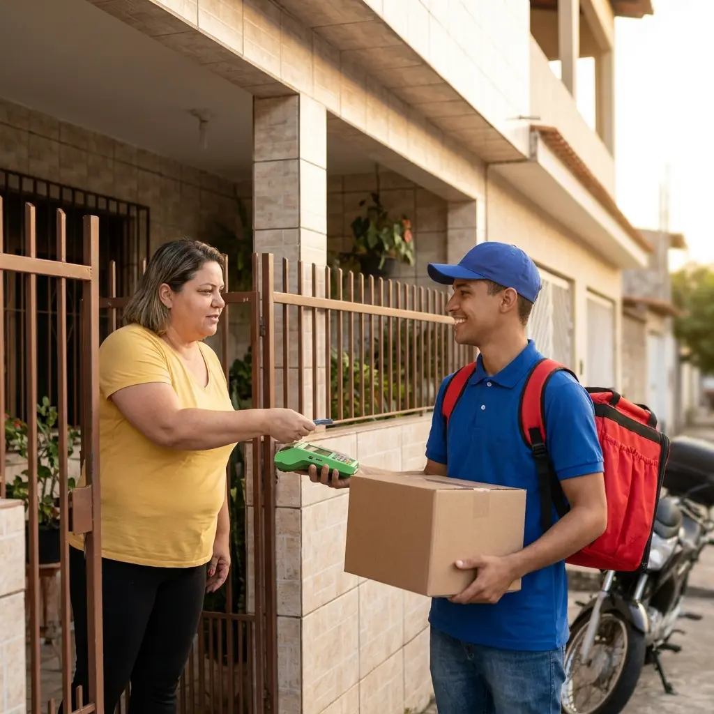 Entrega garantida com pagamento na entrega