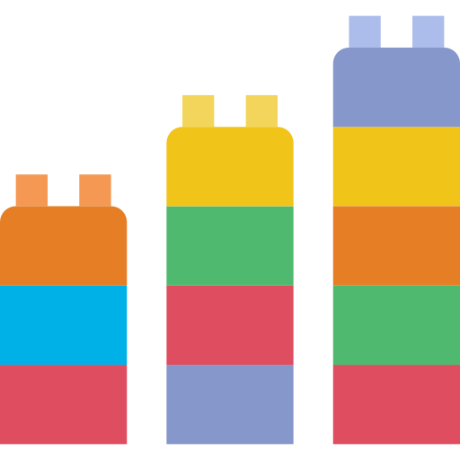 Colorful Lego bricks