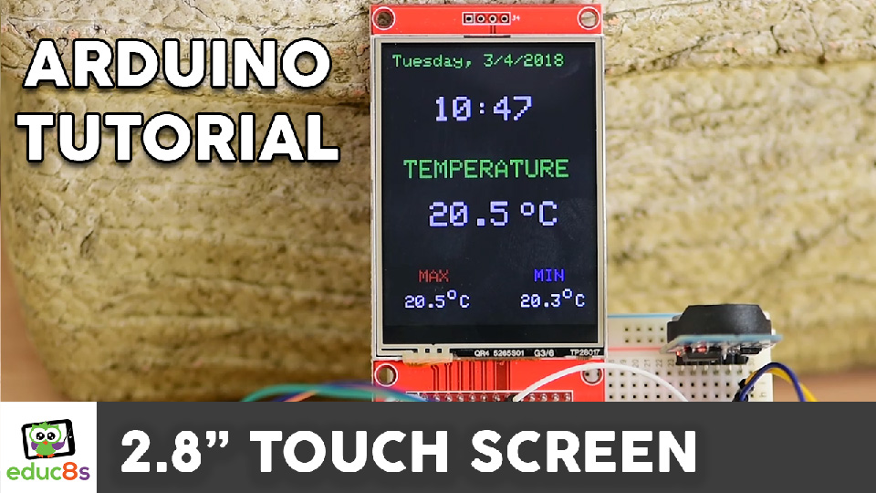 ILI9341 DISPLAY TUTORIAL WITH ARDUINO