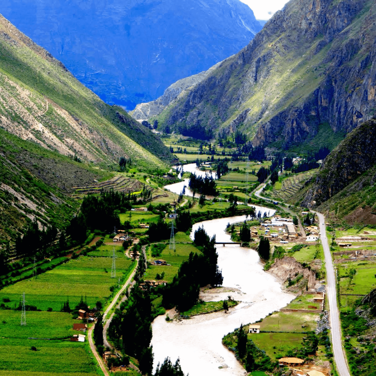 Sacred valley and mountains
