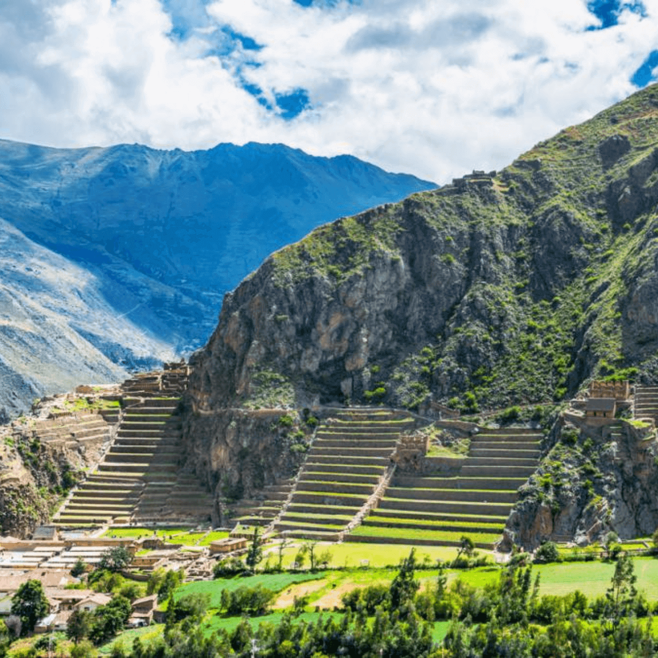Inca site of Ollantaytambo