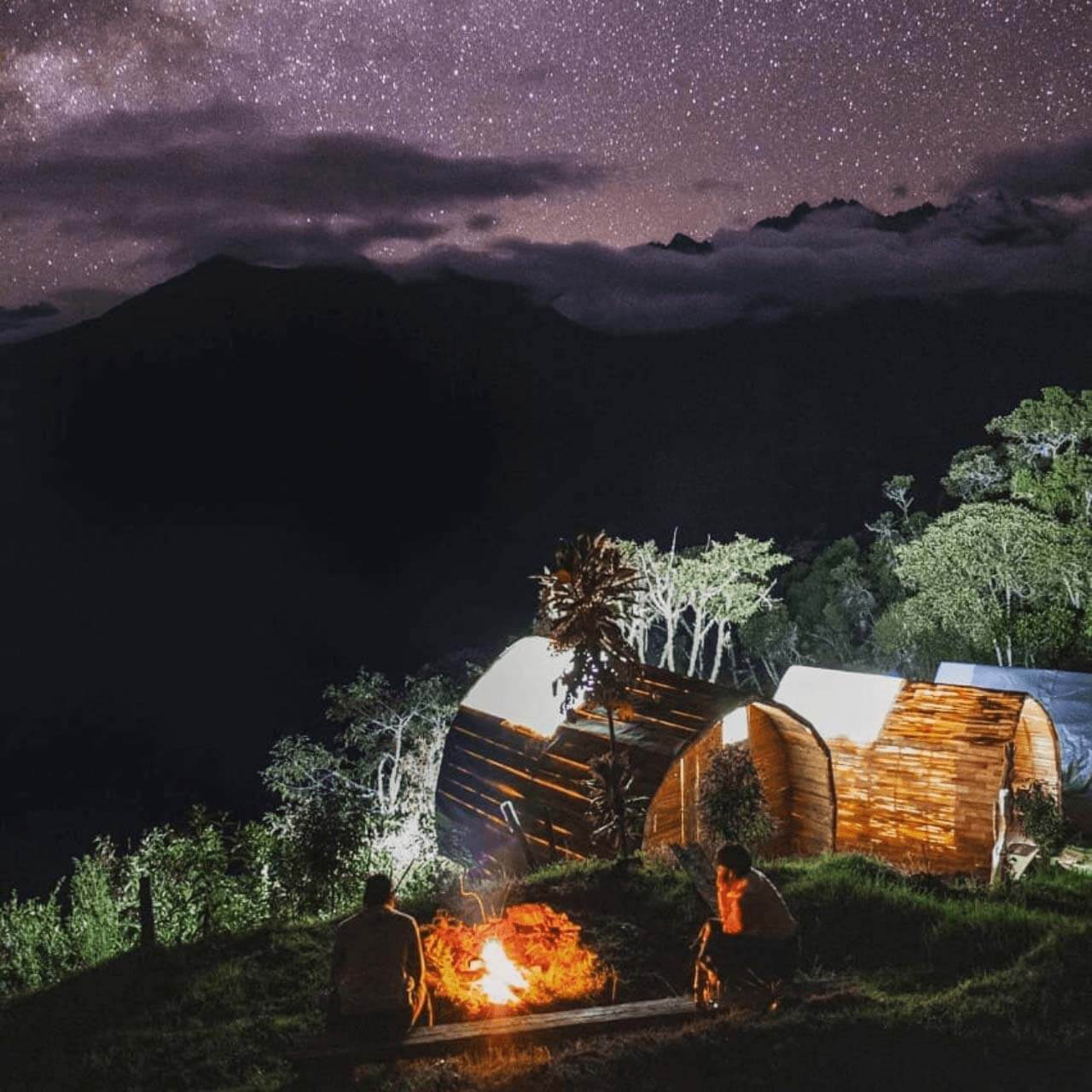 Refugios Llactapata con vista a Machu Picchu