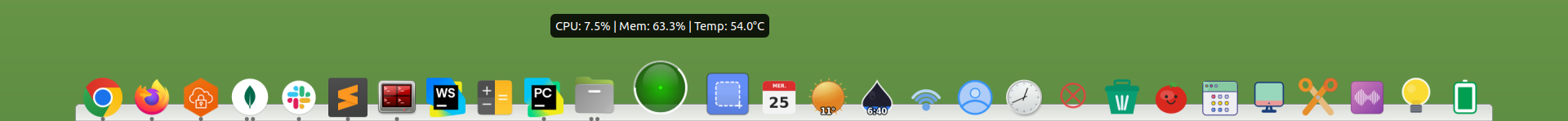 Docking - Open Source Linux Dock with Applets, Themes and Desktop Integration