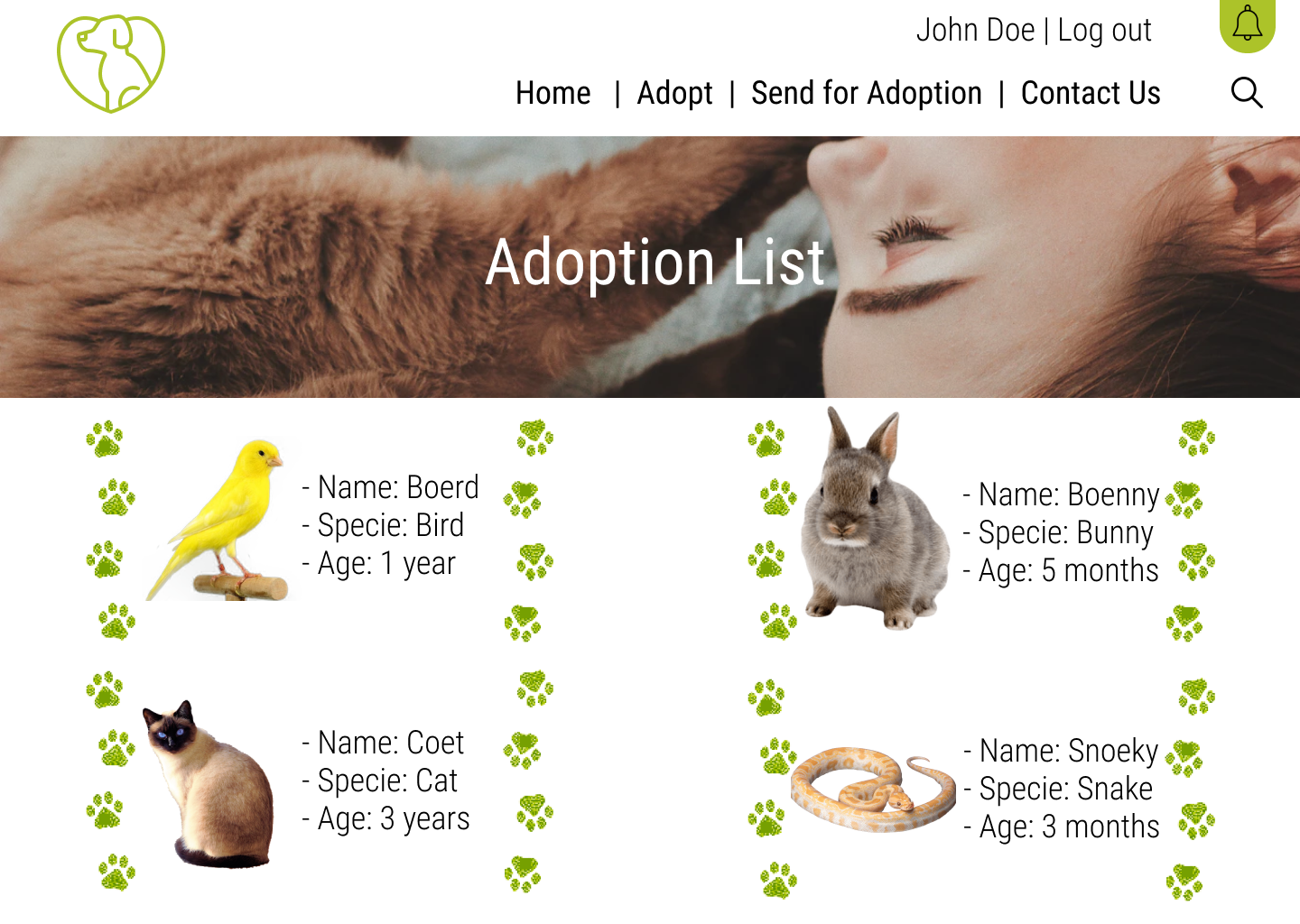 Adoption List