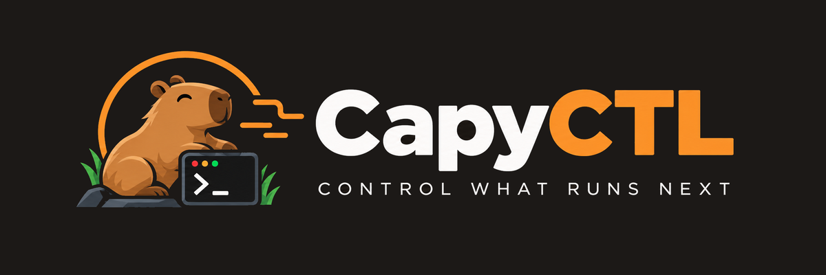 CapyCTL, control what runs next