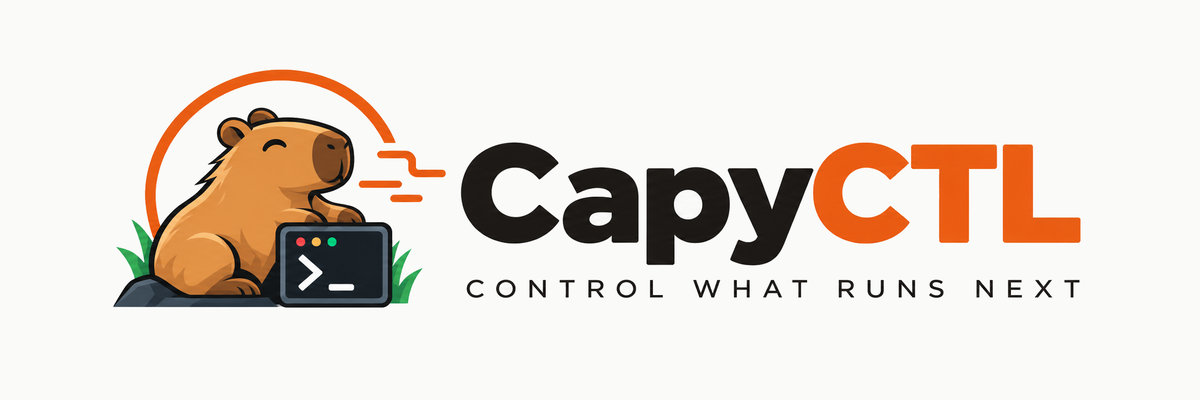 CapyCTL, control what runs next