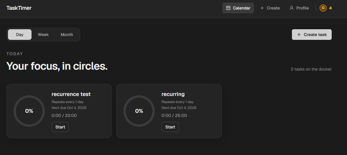 home page