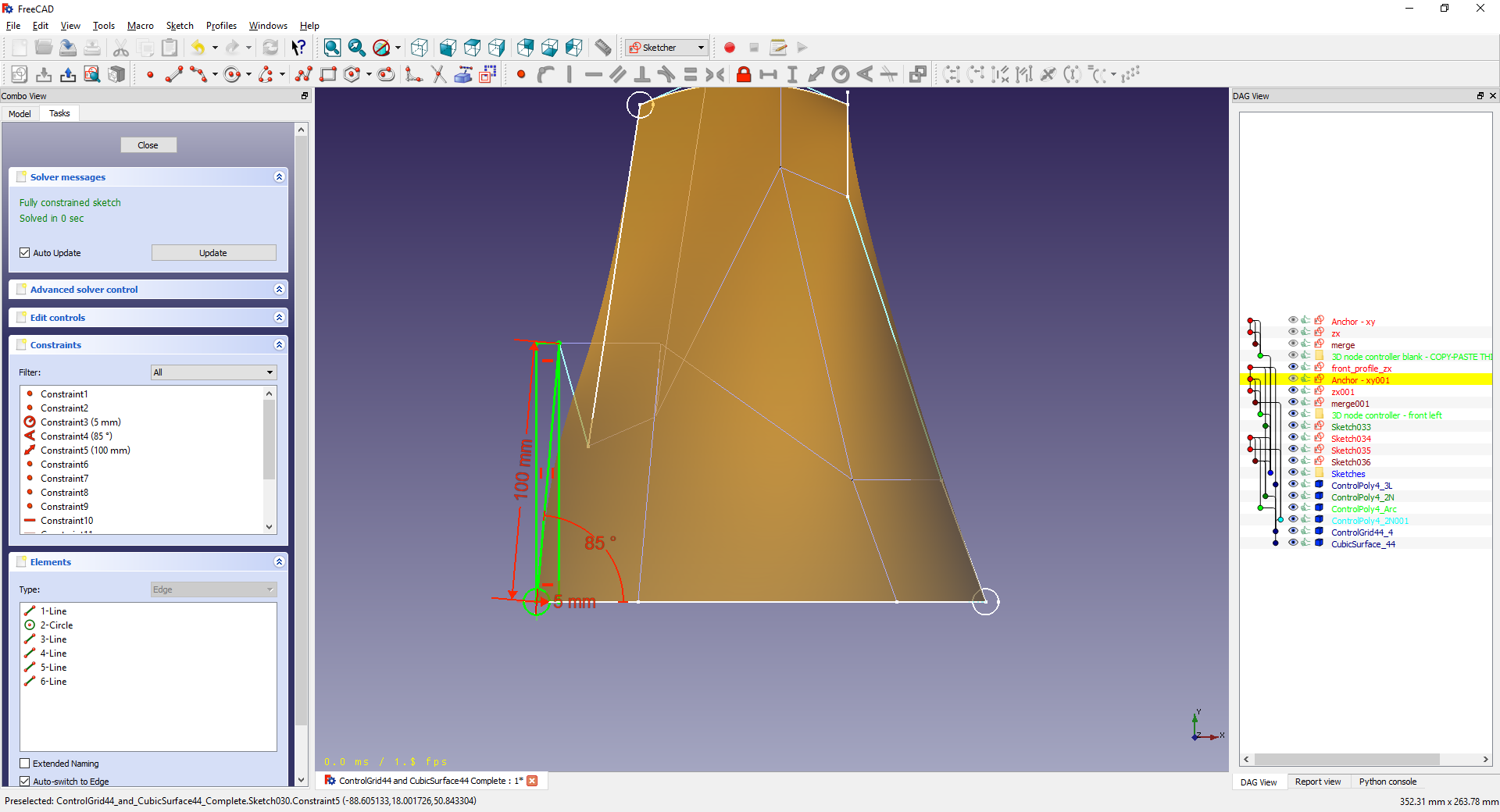 ControlGrid44 and CubicSurface44 50