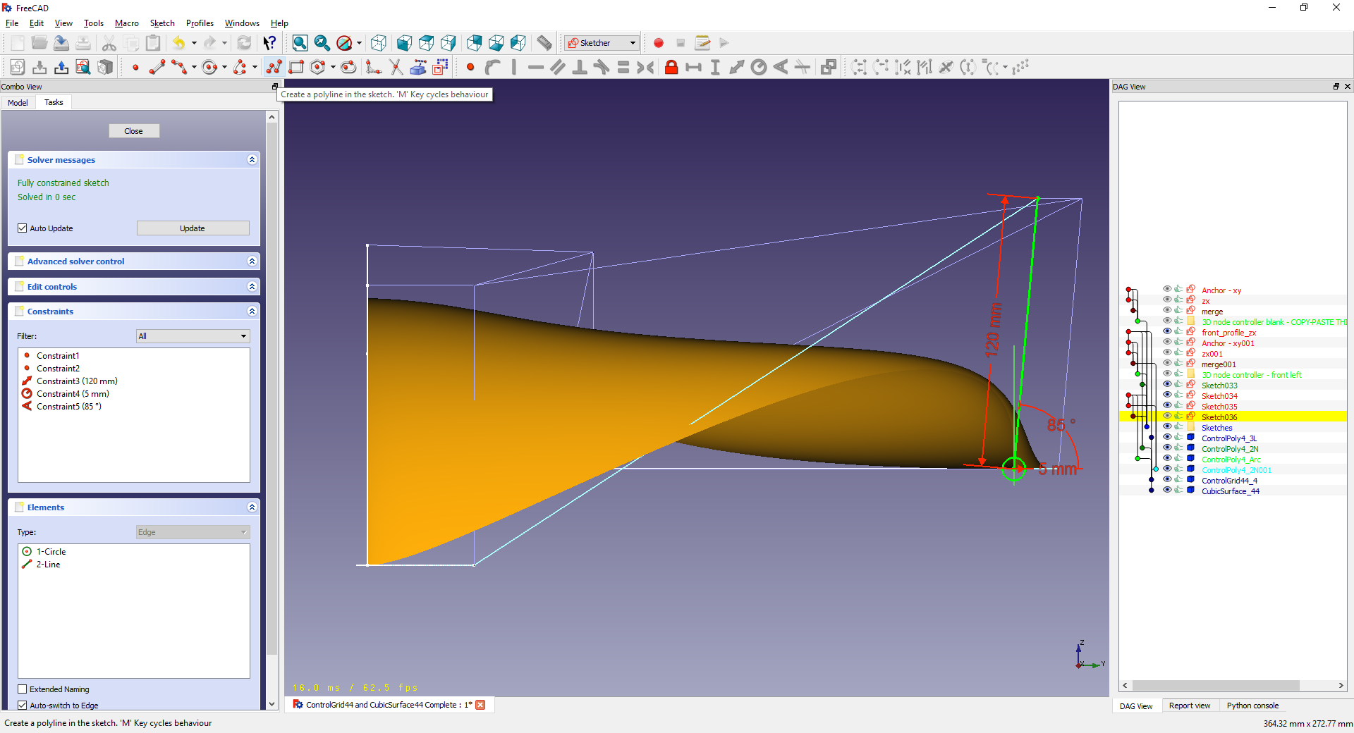 ControlGrid44 and CubicSurface44 54