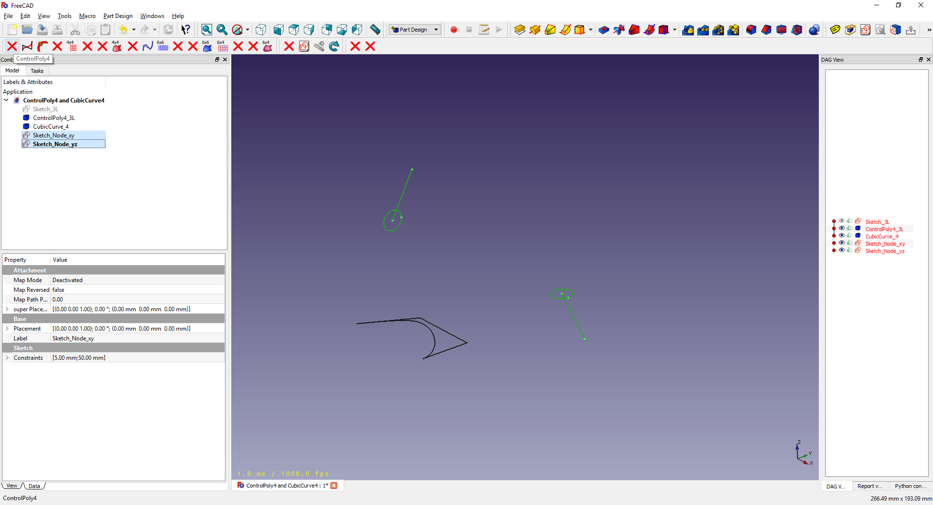 _11 run ControlPoly4 macro on two Node sketches