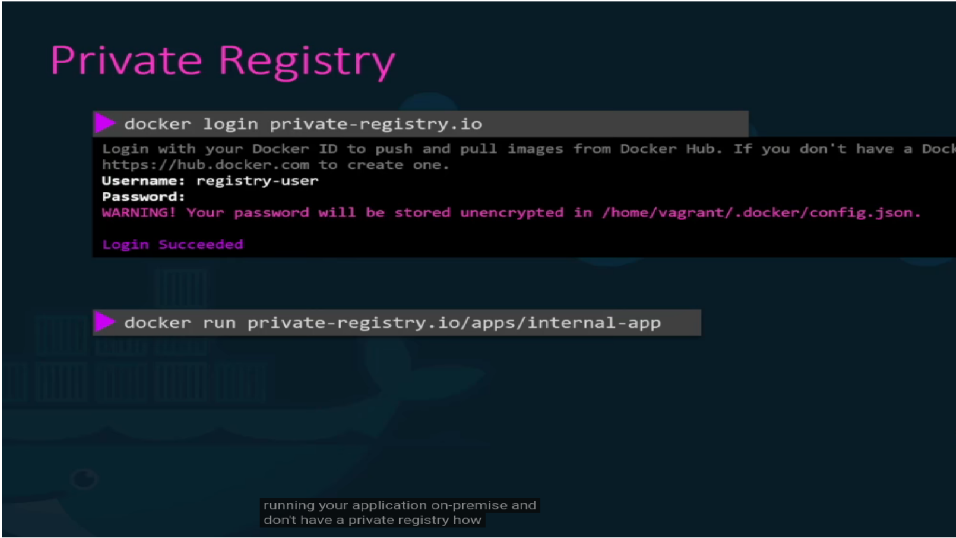 Docker private registry