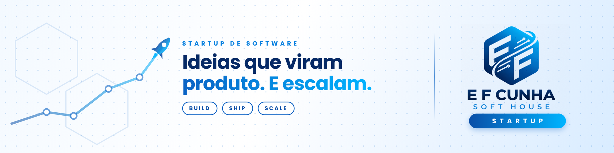 E F Cunha Soft House — Ideias que viram produto. E escalam.