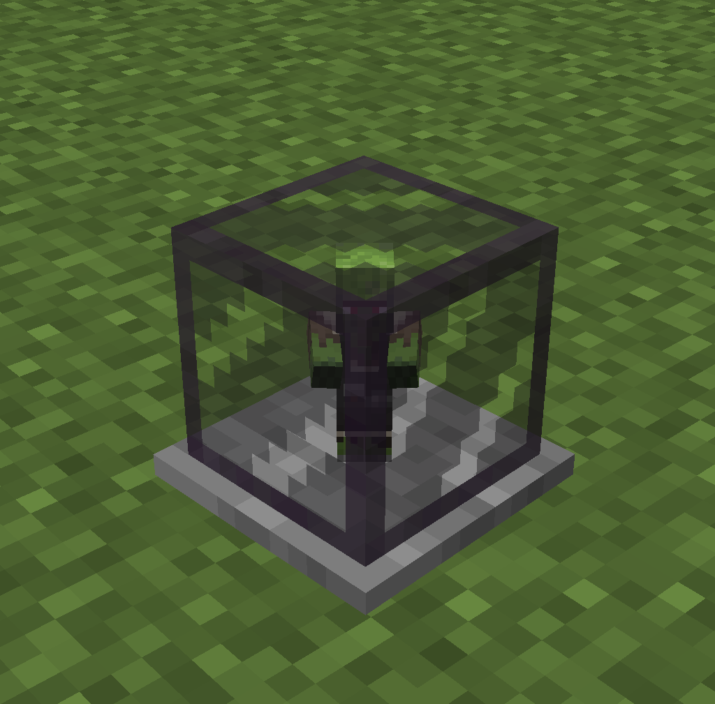 Villager Globe with a Zombie inside it