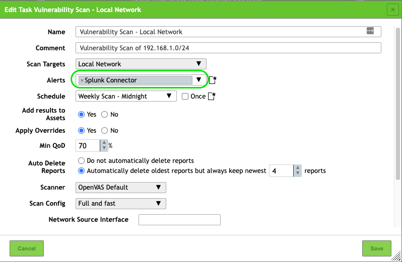 Scan Task