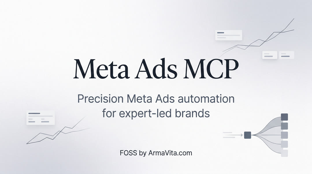 ArmaVita Meta Ads MCP hero image