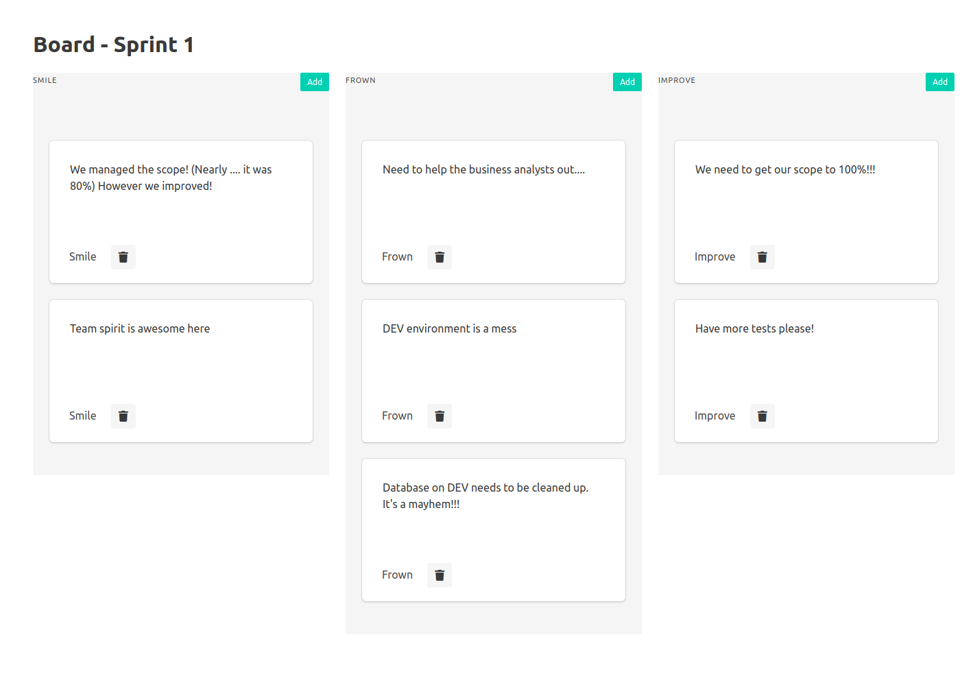 GitHub - egde/retro: A small nimble tool for doing retrospectives