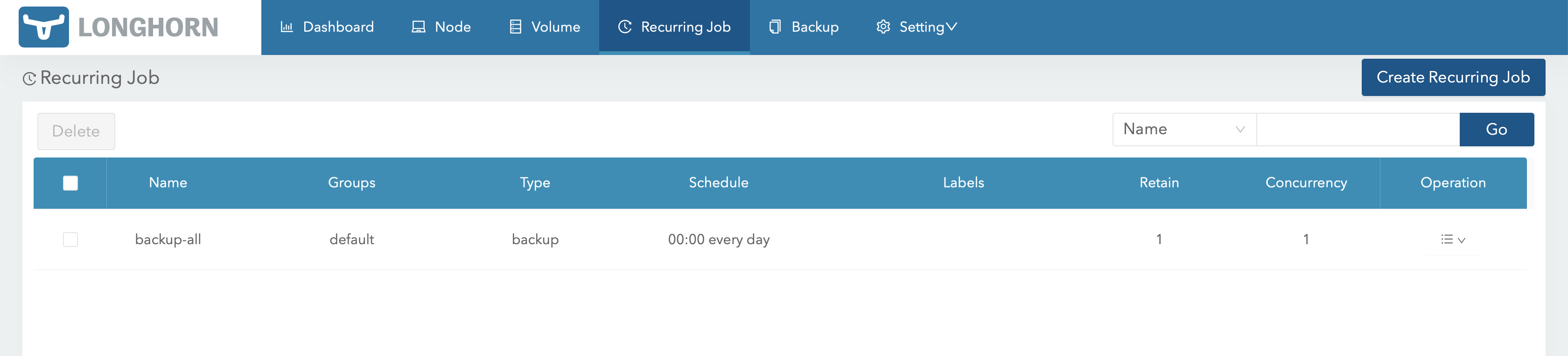Longhorn autopmatic jobs