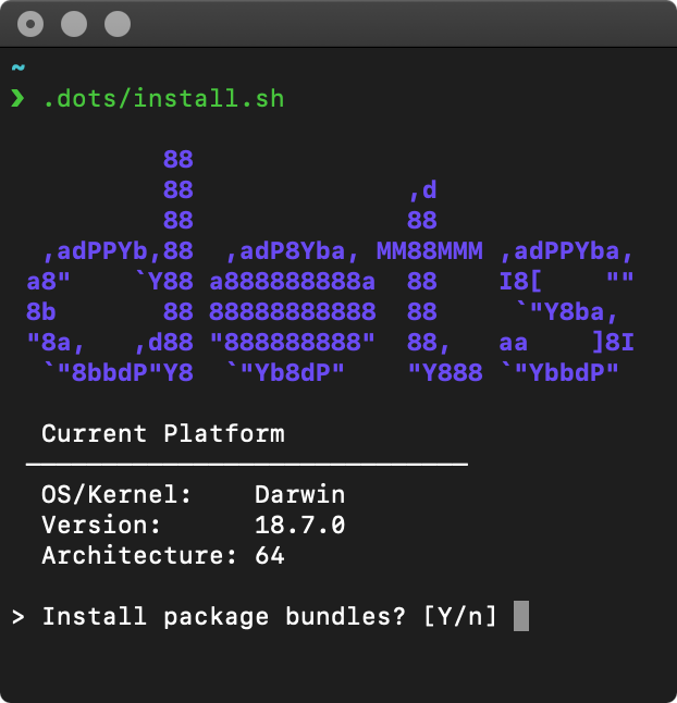 dots ASCII Art