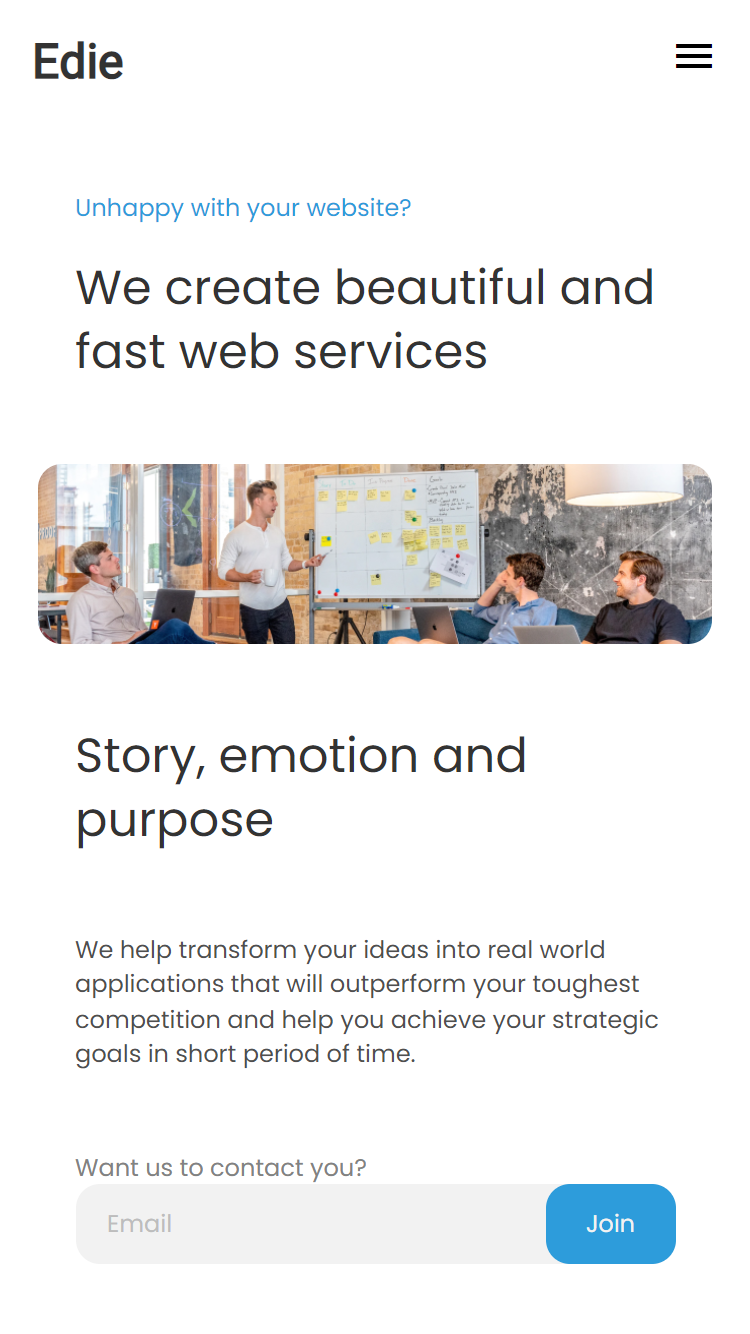 GitHub - eggwaffle/Edie-Homepage: A submission to a DevChallenges challenge