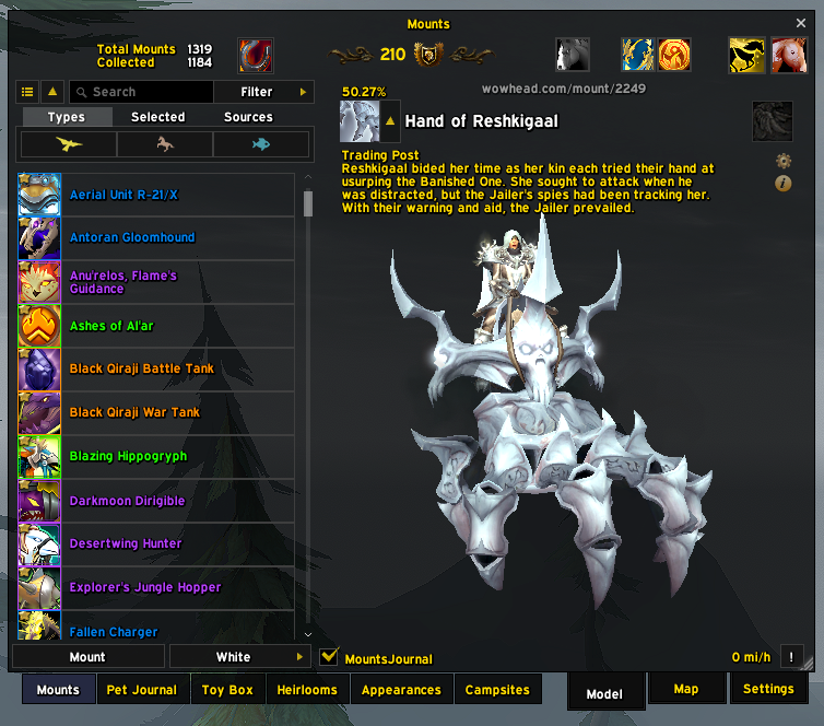 Mount list