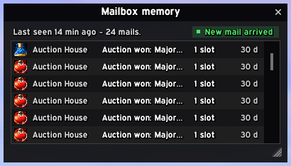 What the mailbox held, hours later