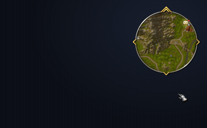 The minimap icon and Mail Memory