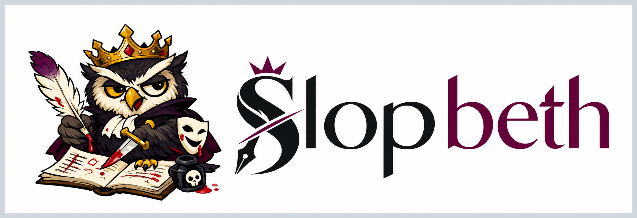 Slopbeth framed banner