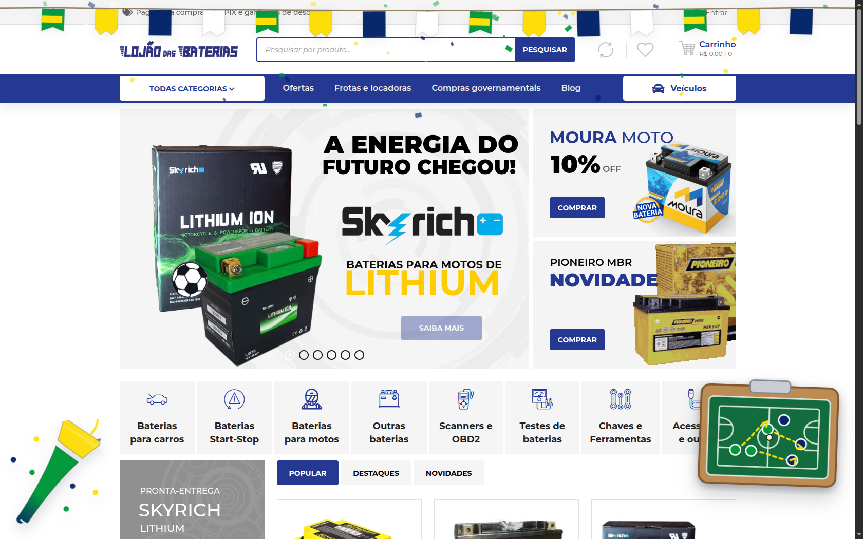 Lojão das Baterias screenshot
