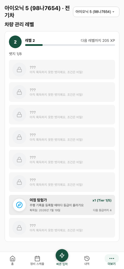 차량 관리 레벨 (전기차)