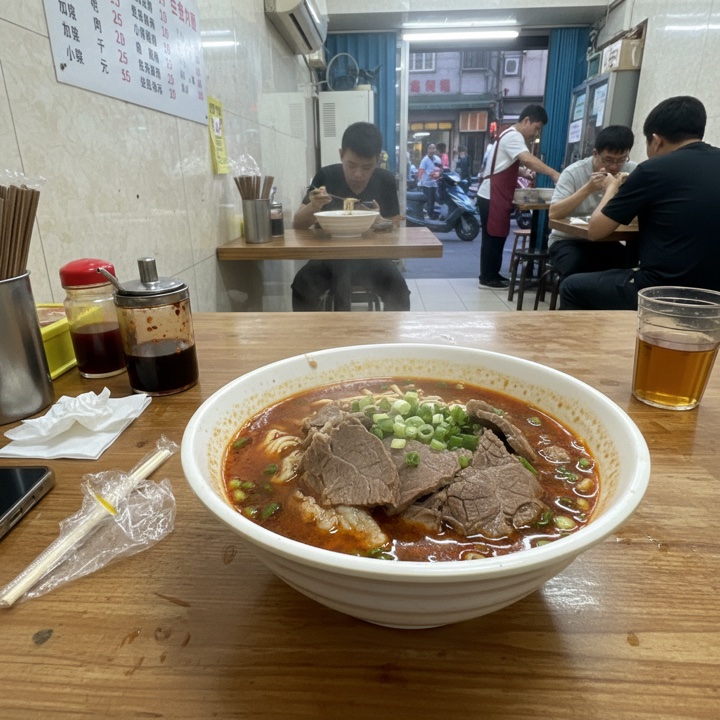 OpenMelon result for a beef noodle shop post