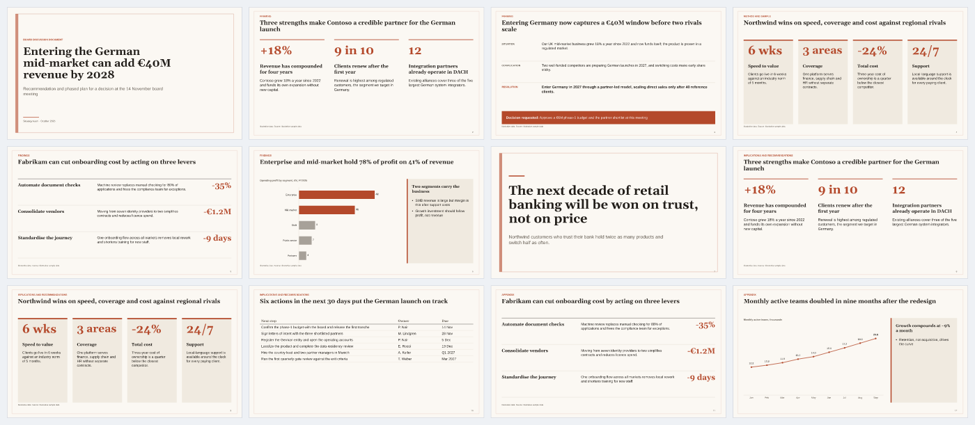 Research readout in the Editorial theme