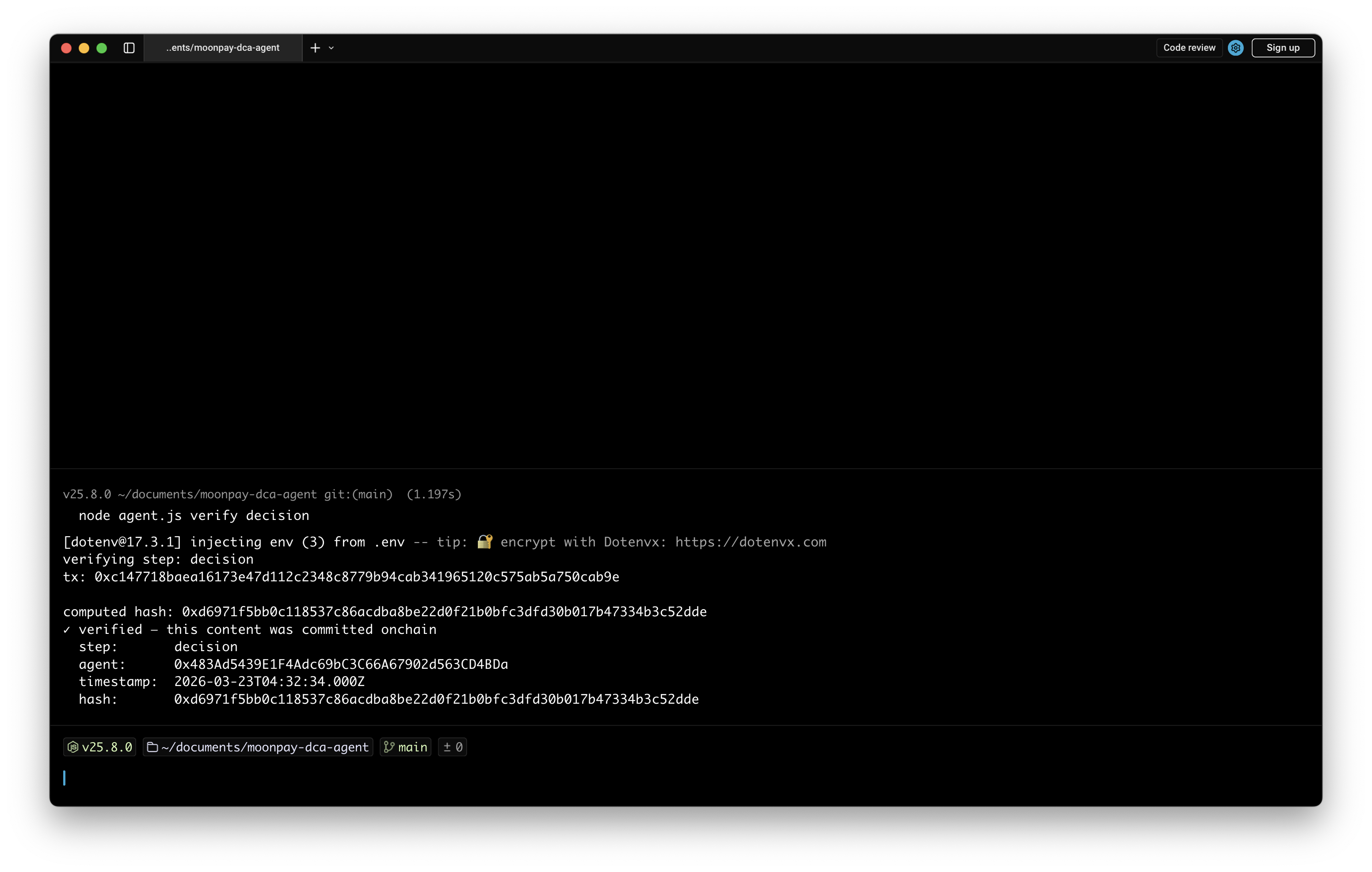 Proof of Agent screenshot 4