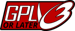 GPLv3 or later Logo