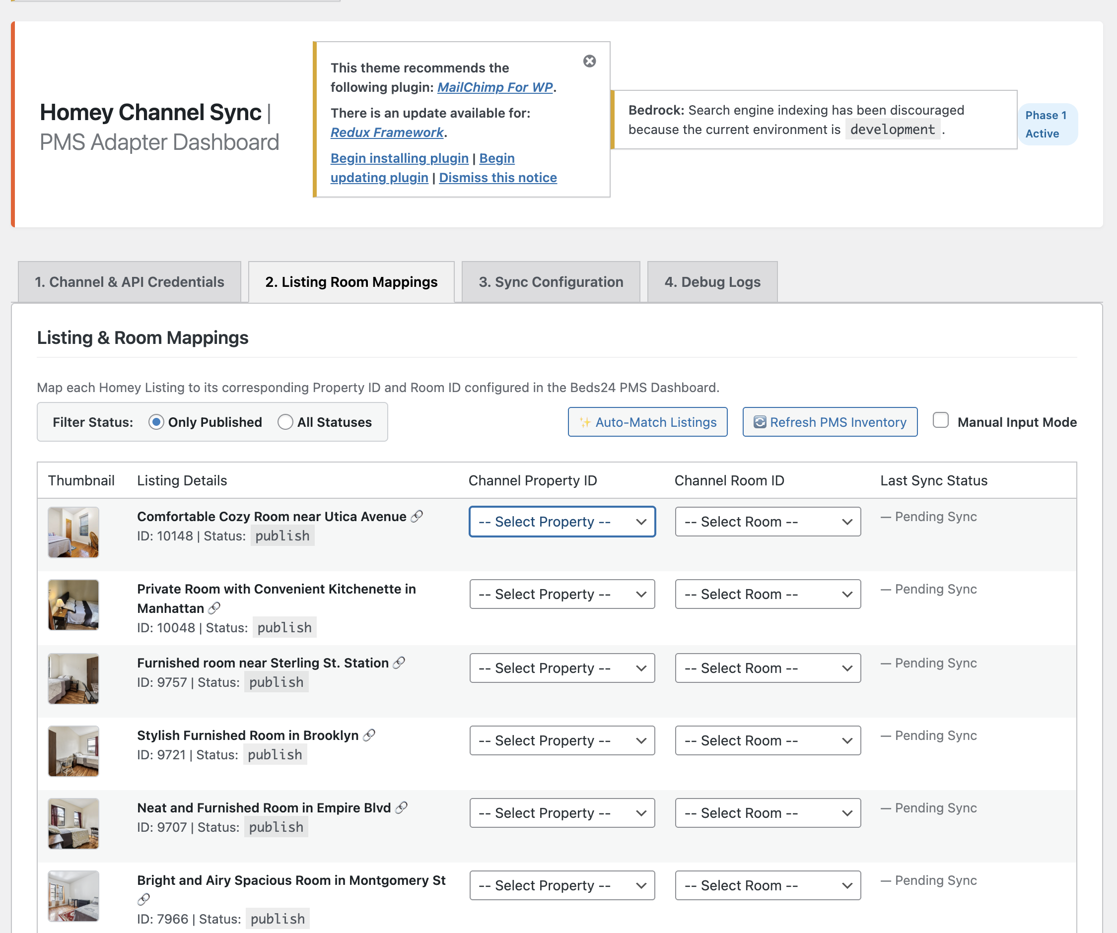 Channel Selection