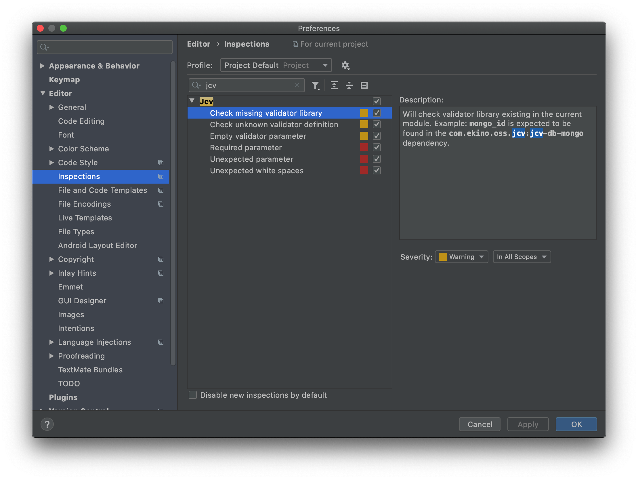 Jcv Plugin For Intellij Ides Jetbrains