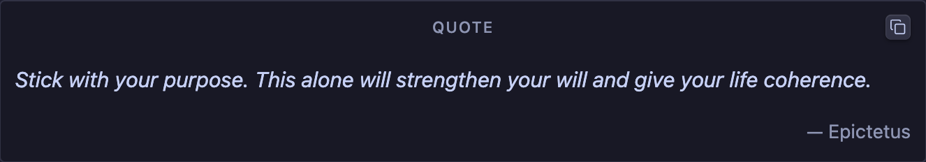 Clio quote of the day