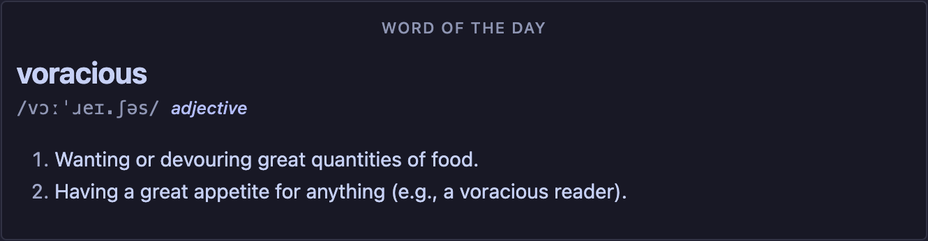 Clio word of the day