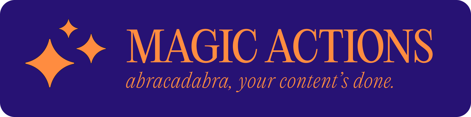 Magic Actions