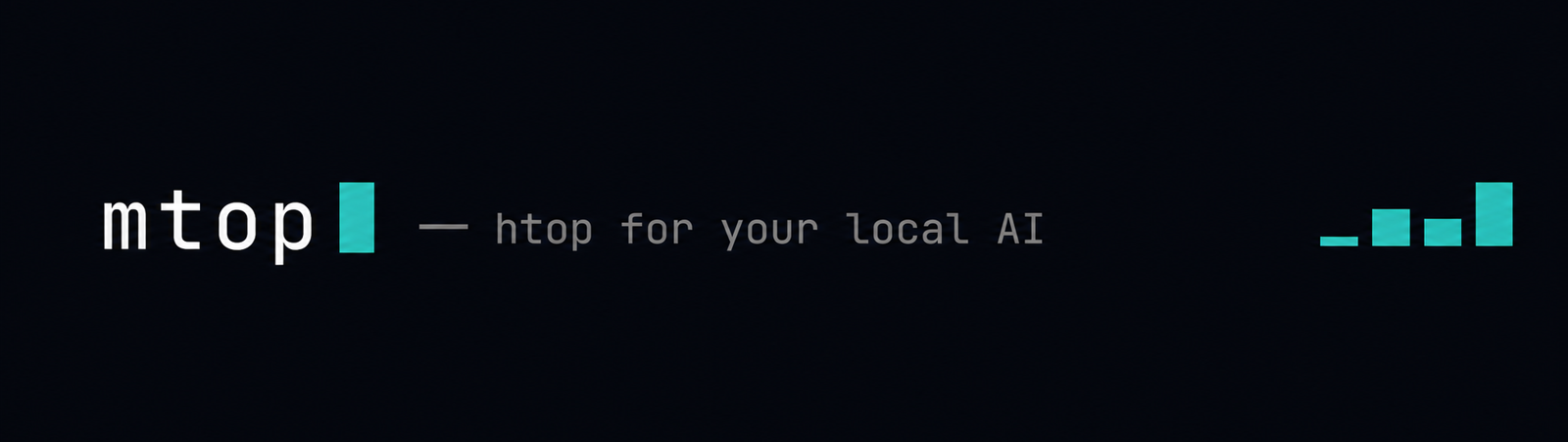 mtop - htop for your local AI