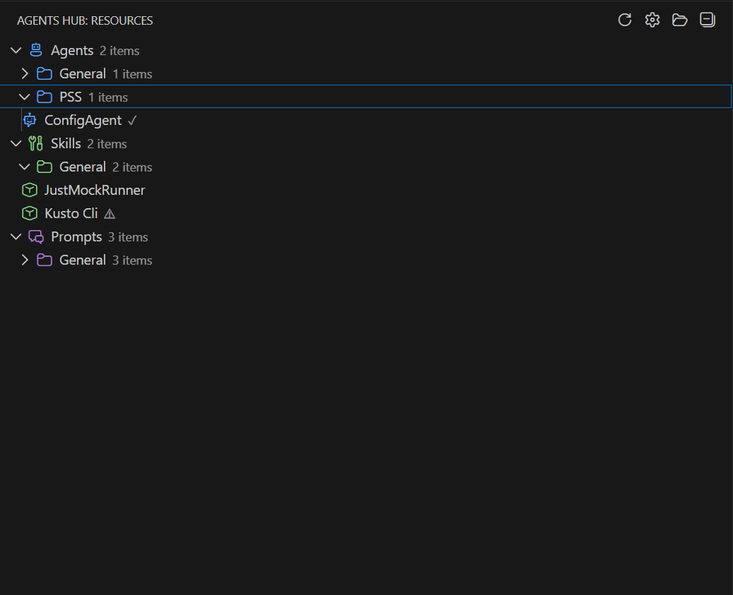Agents Hub Screenshot