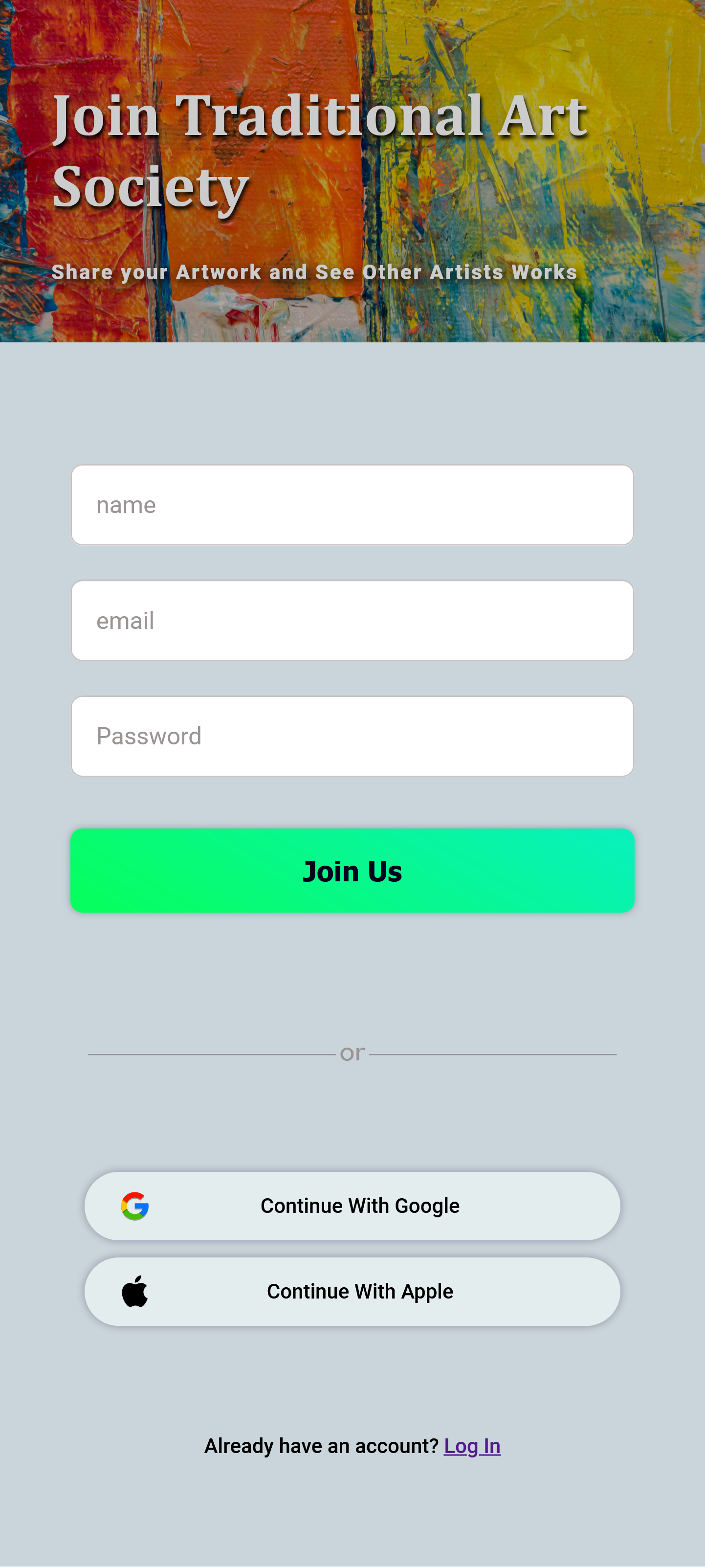 SignUp Page