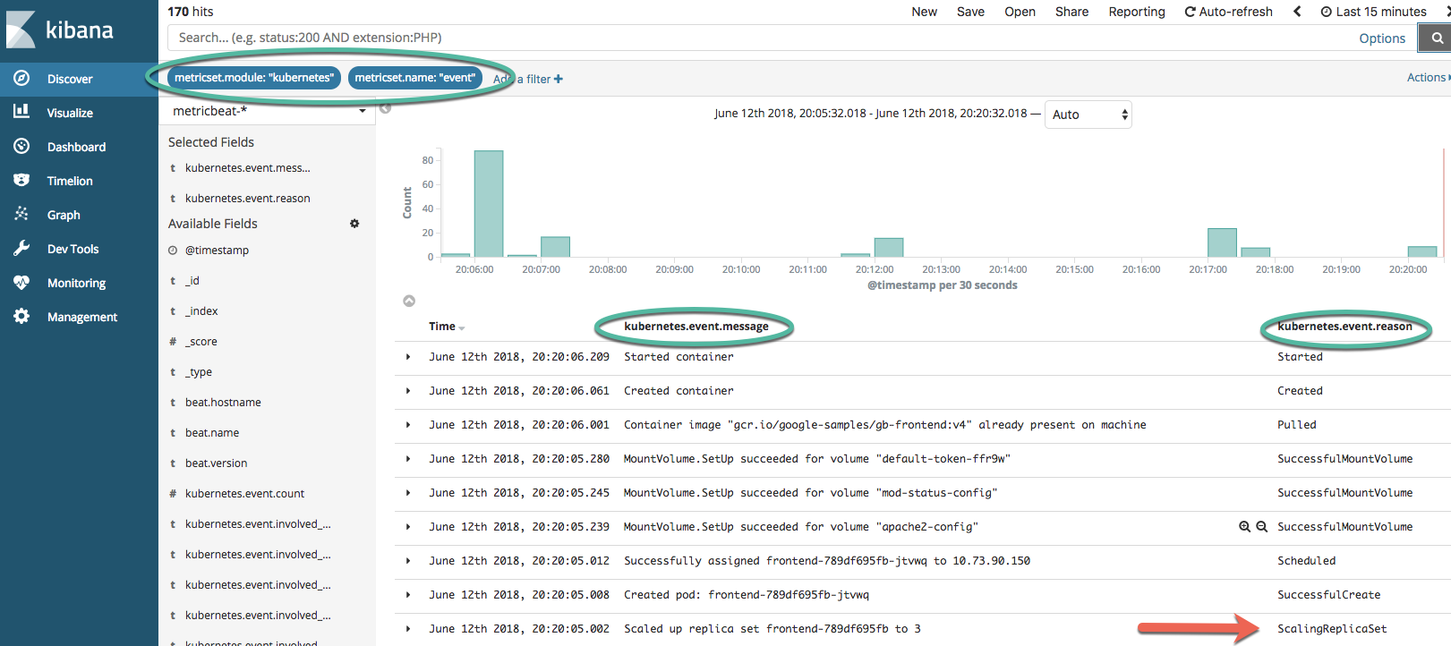 Kibana Discover