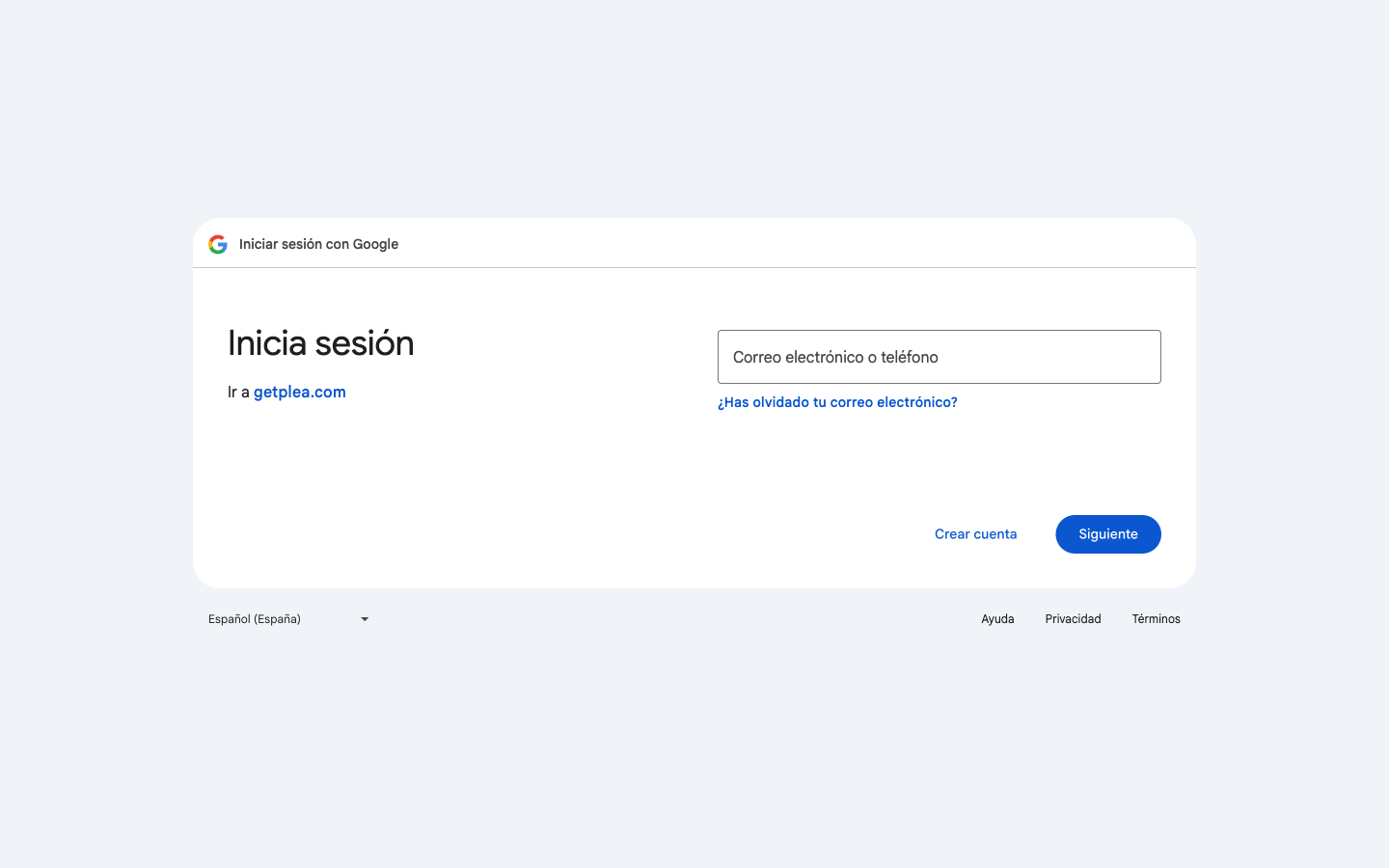 Añadir otra cuenta de Google