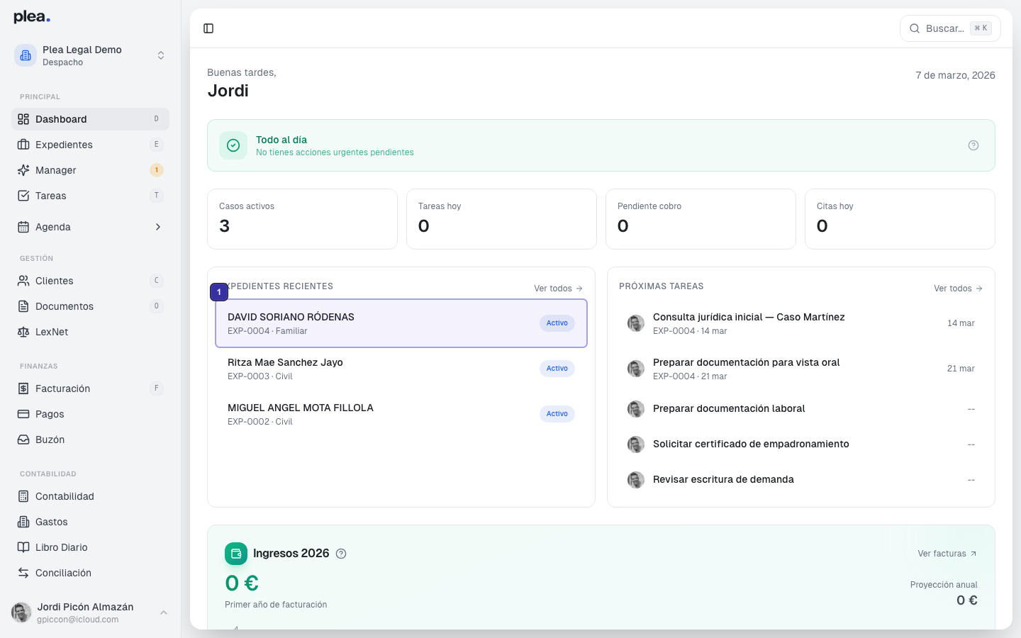 Abrir detalle del expediente