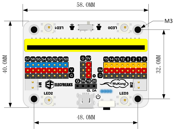 Wukong Breakout Board 悟空擴充板|奧斯丁國際有限公司 OURSTEAM Internationl