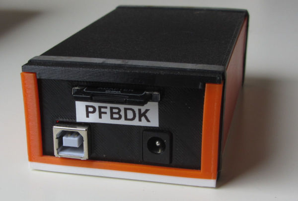 PFBDK on an Arduino Mega 2560 in a PETG box